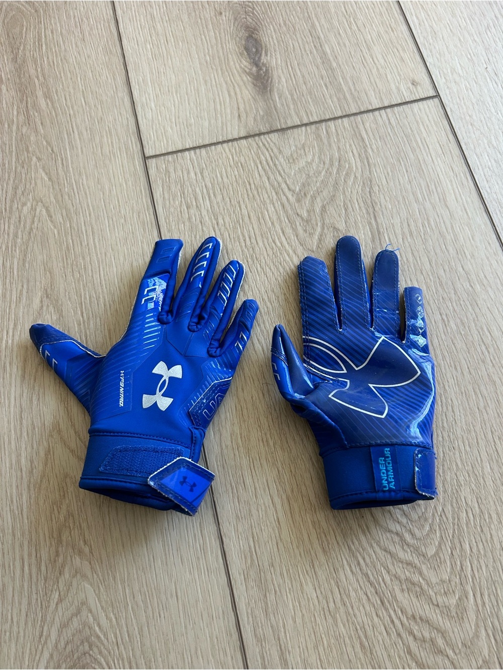 Under Armour Royal Blue Kids baseball gloves